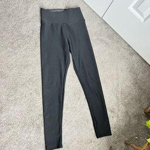 High-Waisted Black Warm Leggings